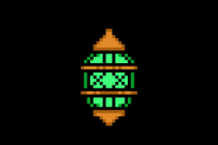 Pixel art decorative islamic lantern design Product Image 2