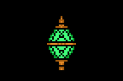 Pixel art decorative islamic lantern graphic Product Image 2