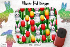 Funny Pixel Art Easter|Mouse Pad Sublimation Product Image 1