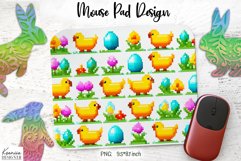 Funny Pixel Art Easter|Mouse Pad Sublimation Product Image 1