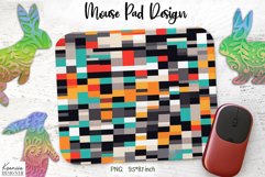 Funny Pixel Art Easter|Mouse Pad Sublimation Product Image 1