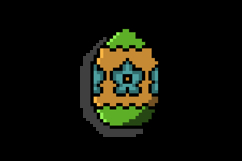 Pixel art egg with decoration art graphic Product Image 2