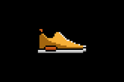 Pixel art footwear and shoes graphic clipart Product Image 2