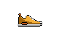 Pixel art footwear and shoes graphic clipart Product Image 1