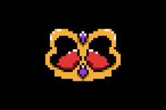 Pixel art gold crown object clipart illustration Product Image 2