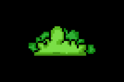 Pixel art green grass game object concept Product Image 2