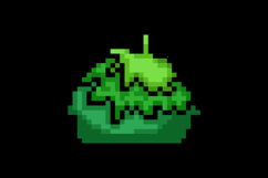 Pixel art green grass game object illustration Product Image 2