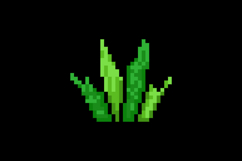 Pixel art green nature grass graphic illustration Product Image 2