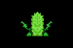 Pixel art green nature grass graphic isolated Product Image 2