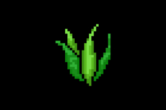 Pixel art green nature grass graphic vector Product Image 2