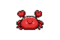 Pixel art illustration character crabs design Product Image 1