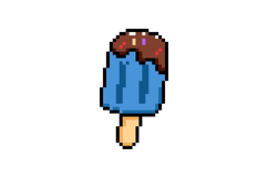 Pixel art illustration character ice cream clipart Product Image 1