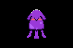 Pixel art illustration character squid design Product Image 2