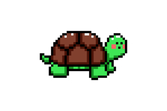 Pixel art illustration character turtles design Product Image 1