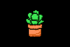 Pixel art illustration drawing cactus plant isolated Product Image 2