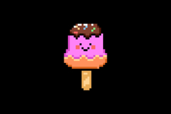 Pixel art illustration drawing ice cream design Product Image 2