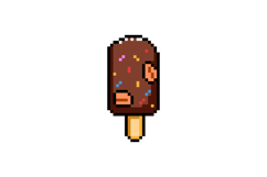 Pixel art illustration drawing ice cream graphic Product Image 1