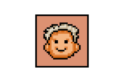 Pixel art illustration people graphic design Product Image 1