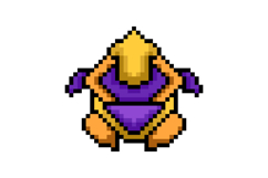 Pixel art level up emblem game asset design Product Image 1