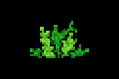 Pixel art nature green bush graphic design Product Image 2