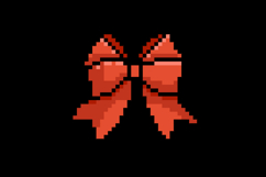 Pixel art ribbon banner element graphic design Product Image 2