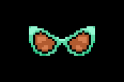 Pixel art stylish glasses graphic design Product Image 2
