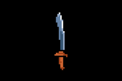 Pixel art sword weapon graphic design game Product Image 2