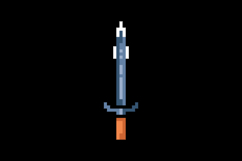 Pixel art sword weapon graphic design illustration Product Image 2