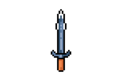 Pixel art sword weapon graphic design illustration Product Image 1