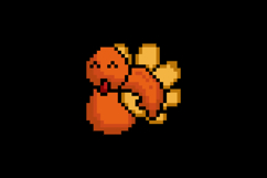 Pixel art thanksgiving clipart graphic illustratio Product Image 2