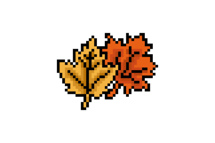 Pixel art thanksgiving clipart graphic isolated Product Image 1