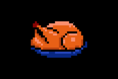 Pixel art thanksgiving clipart illustration Product Image 2