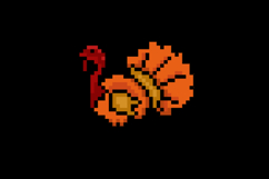 Pixel art thanksgiving clipart isolated Product Image 2