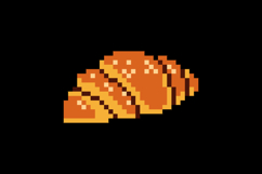 Pixel art toast bread drawing style vector for print, decora Product Image 2
