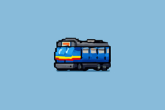 Pixel Art Train Design Vector Product Image 2
