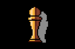 Pixel art trophy archive award game element vector Product Image 2