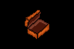 Pixel art vintage treasure chest graphic illustration Product Image 2