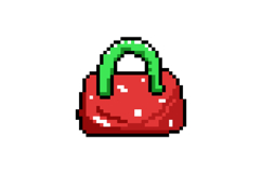 Pixel art woman bag illustration style design Product Image 1