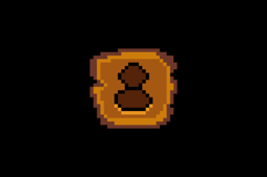Pixel art wooden account button icon graphic design vector Product Image 2