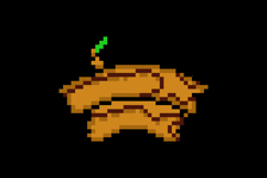 Pixel art wooden board game object element graphic Product Image 2