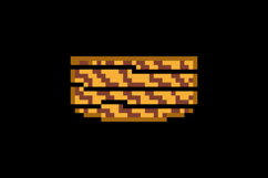 Pixel art wooden board ui game concept Product Image 2