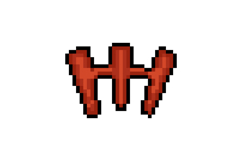 Pixel art wooden fence graphic design Product Image 1