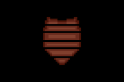 Pixel art wooden shield shape ui game design Product Image 2