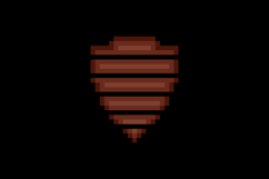 Pixel art wooden shield shape ui game graphic Product Image 2