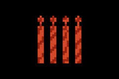 Pixel art yard fence graphic clipart Product Image 2