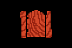 Pixel art yard fence graphic concept Product Image 2