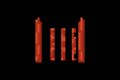 Pixel art yard fence graphic vector Product Image 2