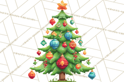 Pixel Christmas Arcade Clipart, Retro Gamer Clip Art Product Image 2
