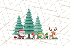 Pixel Christmas Arcade Clipart, Retro Gamer Clip Art Product Image 2
