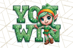 Pixel Christmas Arcade Clipart, Retro Gamer Clip Art Product Image 3